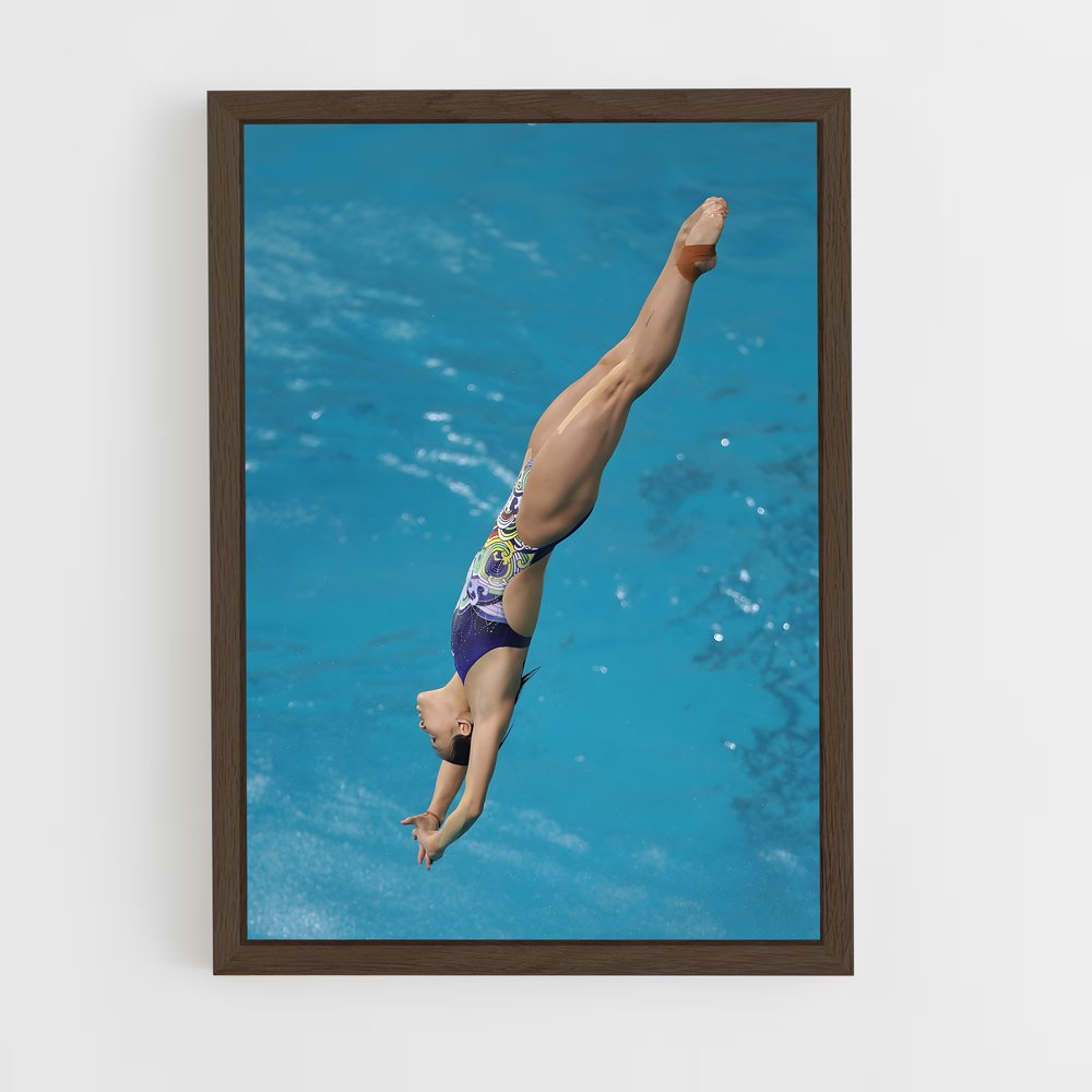 Poster Minxia Plongez – affiche Plongeon au tremplin (vue 5)